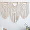 Large Macrame Wall Hanging Boho Wall Decor and Tapestry with Wooden Beads, Perfect for Living Room or Bedroom, Stylish Handmade Wall Art for Bohemian Interiors